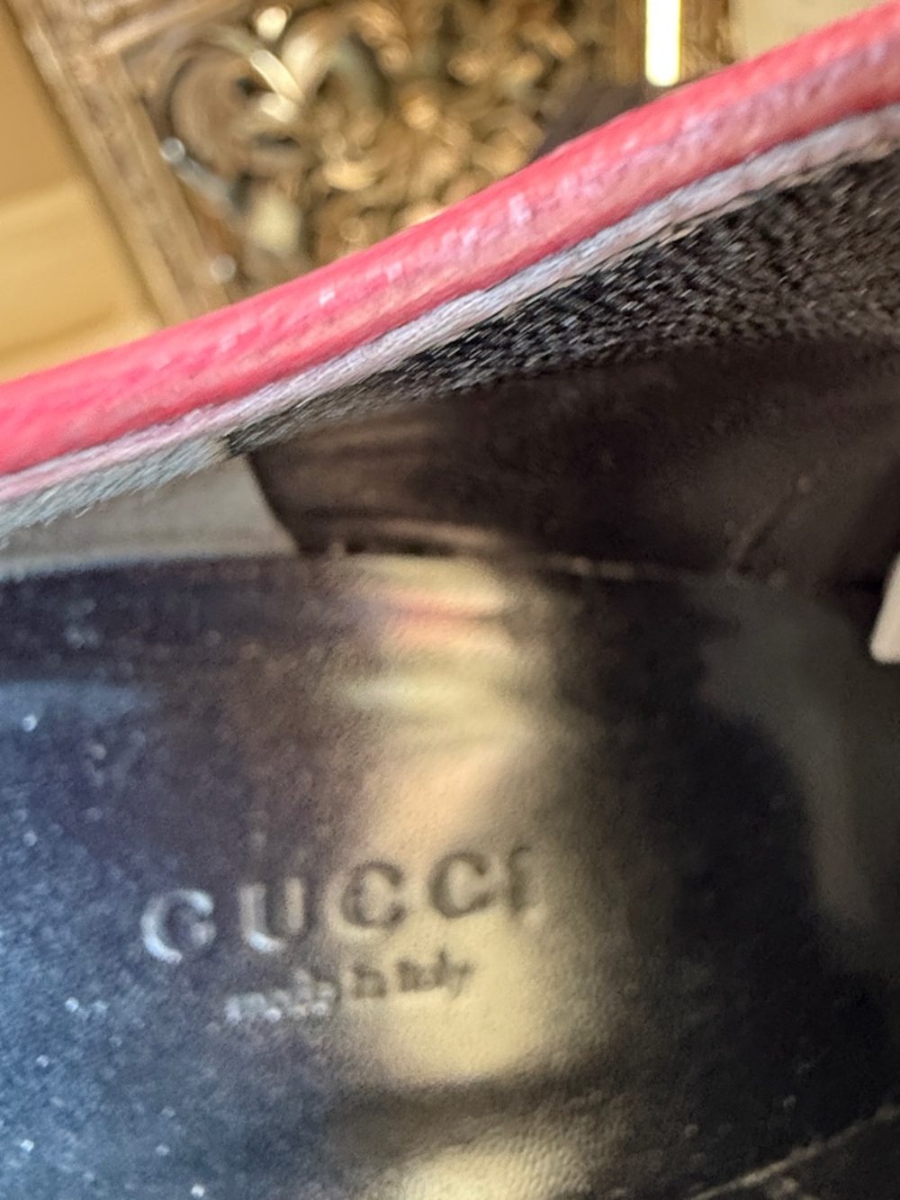 Classic Gucci Red, White & Black Pointed toe spectators - Picture 9 of 9